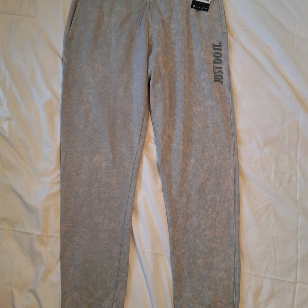 Nike Sweat Pants Men's Size M 32X30 Bleached Design Brand Cj6361-077 SPTCAS